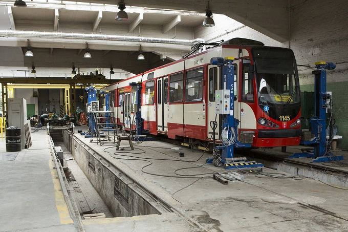 Gdańsk Strzyża. Wizyta w zajezdni tramwajowej Zakładu Komunikacji Miejskiej w Gdańsku