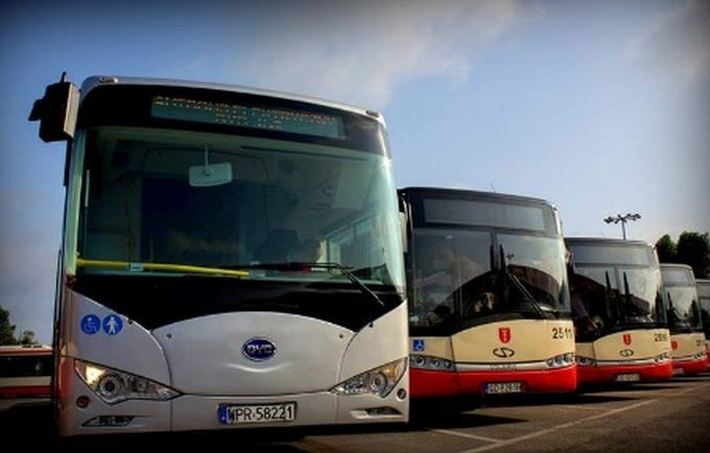 Elektryczny autobus BYD na testach w Gdańsku